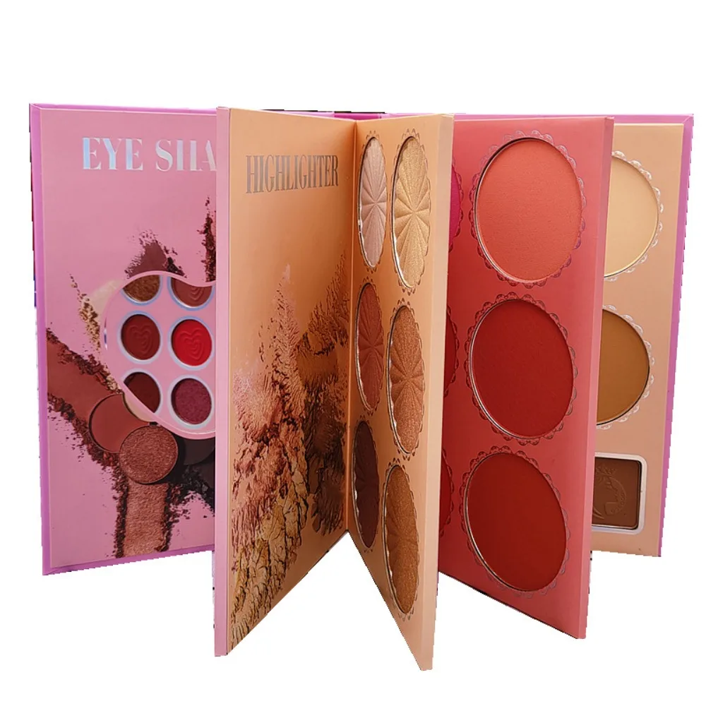 

New 43 Colors Eyeshadow Palette Long Lasting Multi-functional Matte Shimmer Eyeshadow Highlighter Women
