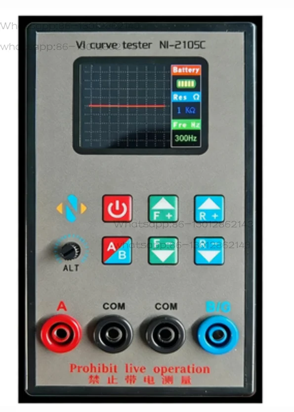 

1 шт. НОВЫЙ портативный двухканальный тестер VI-контуров NI-210SC с регулируемой частотой на 18 уровнях и 2,0-дюймовым TFT-экраном