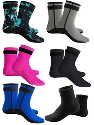 3mm Neoprene Socks - Glued & Stitched Anti-Slip Wetsuit Swim Socks Diving Booties for Beach Water Sports Kids Youth Adult