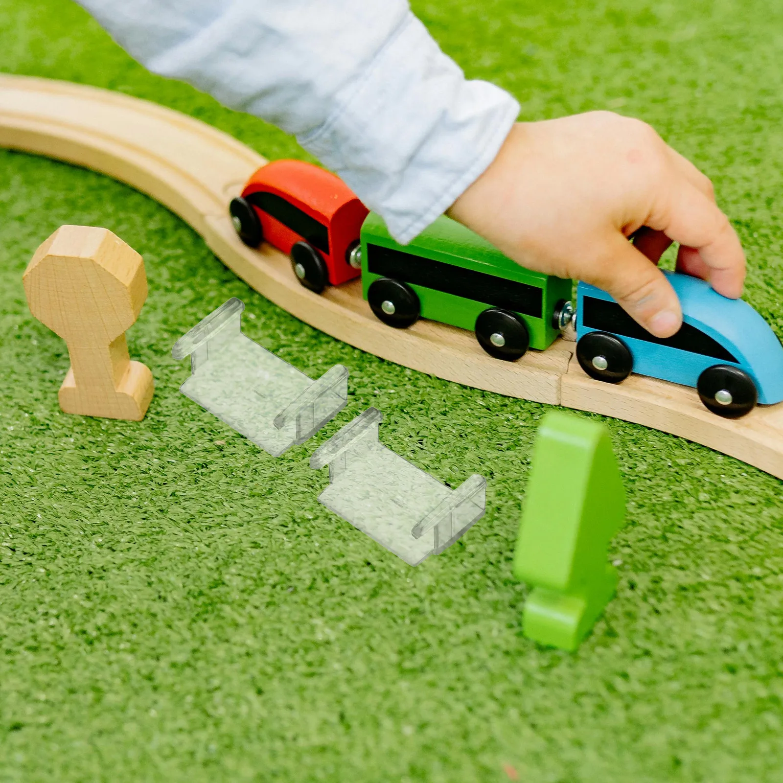 

20pcs Children Track Accessories Precision Clips Toy Train Track Buckle Construction Tools Remote Control