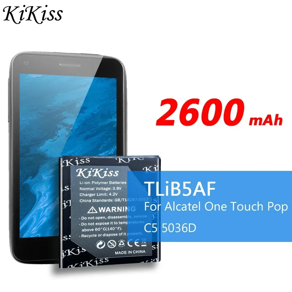 

Долговечный аккумулятор для мобильного телефона Alcatel One Touch OT 997 емкостью 2600 мАч