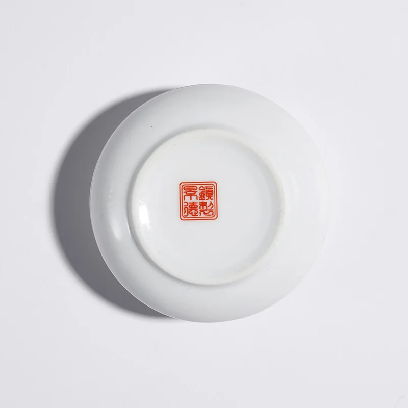 หมึกพิมพ์สีแดงเข้มแบบกลม 30 กรัม หมึกซินนาเบอร์สำหรับประทับตราชื่อ ลายเซ็น ภาพวาด งานพู่กัน  อุปกรณ์การเขียนสำหรับโรงเรียนและสำนักงาน