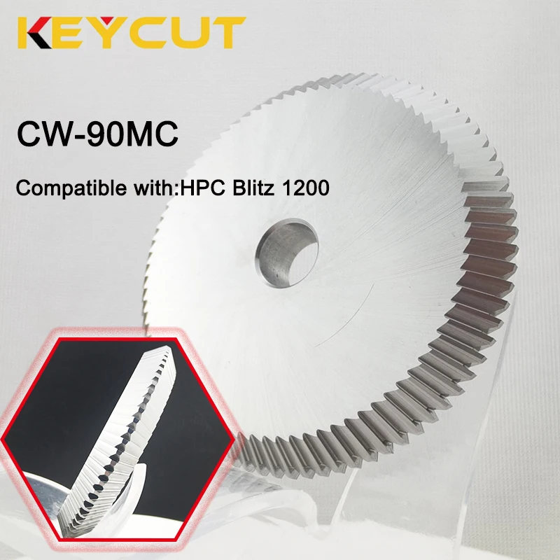 เครื่องตัด HPC CW-90MC เหมาะกับเครื่อง HPC 90 °   SFIC สําหรับหอพักทั้งหมดของเครื่องมือช่างทํากุญแจหลังการขายแบบแกนที่เปลี่ยนได้