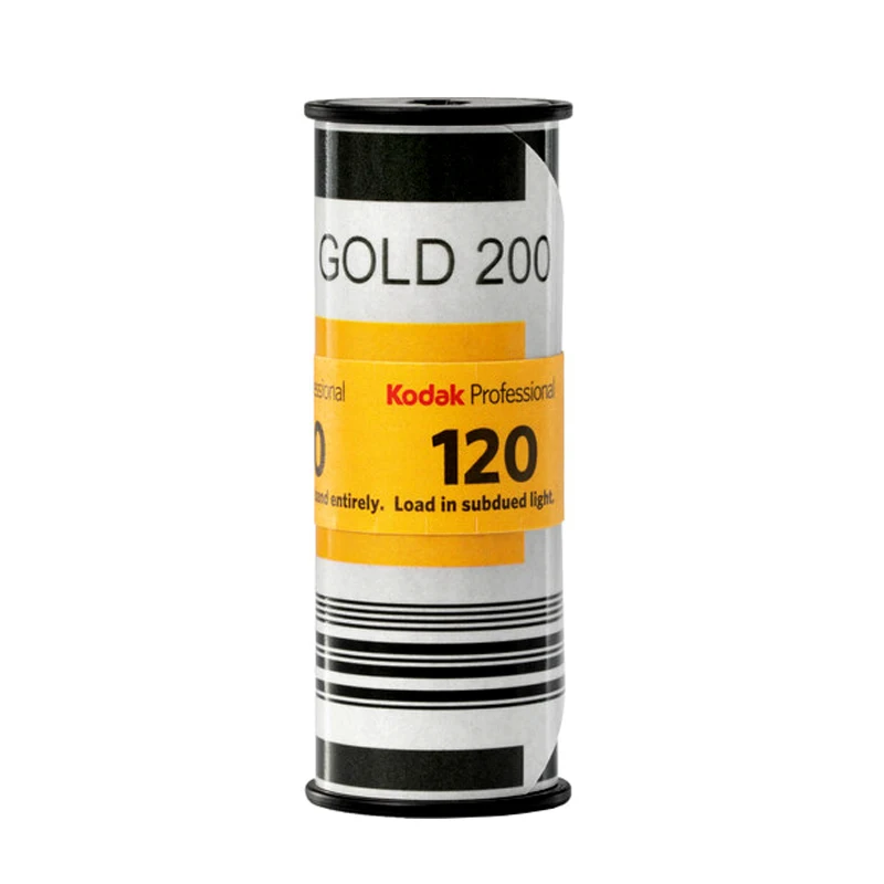 Kodak 1-10 Rolls IOS 200 120 Film Gold 200 Professional Color Negative Film For 120 Film Camera (Expiration Date 2027)
