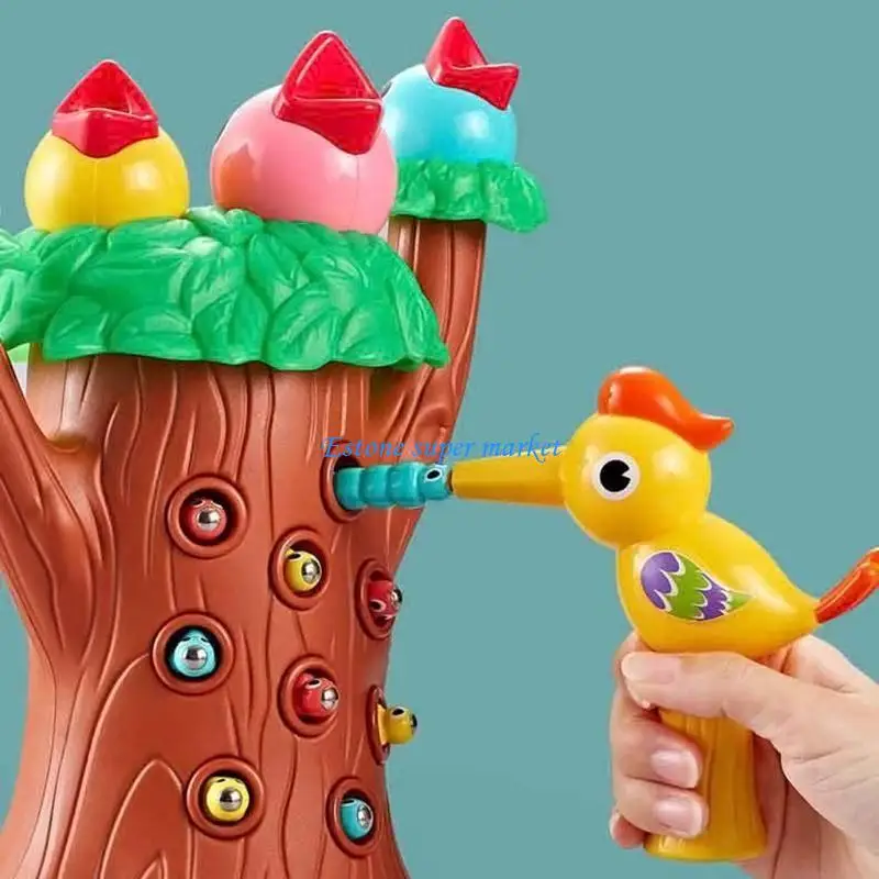 090B لعبة واقعية لصيد الطيور والحشرات، لوازم تدريب الدماغ