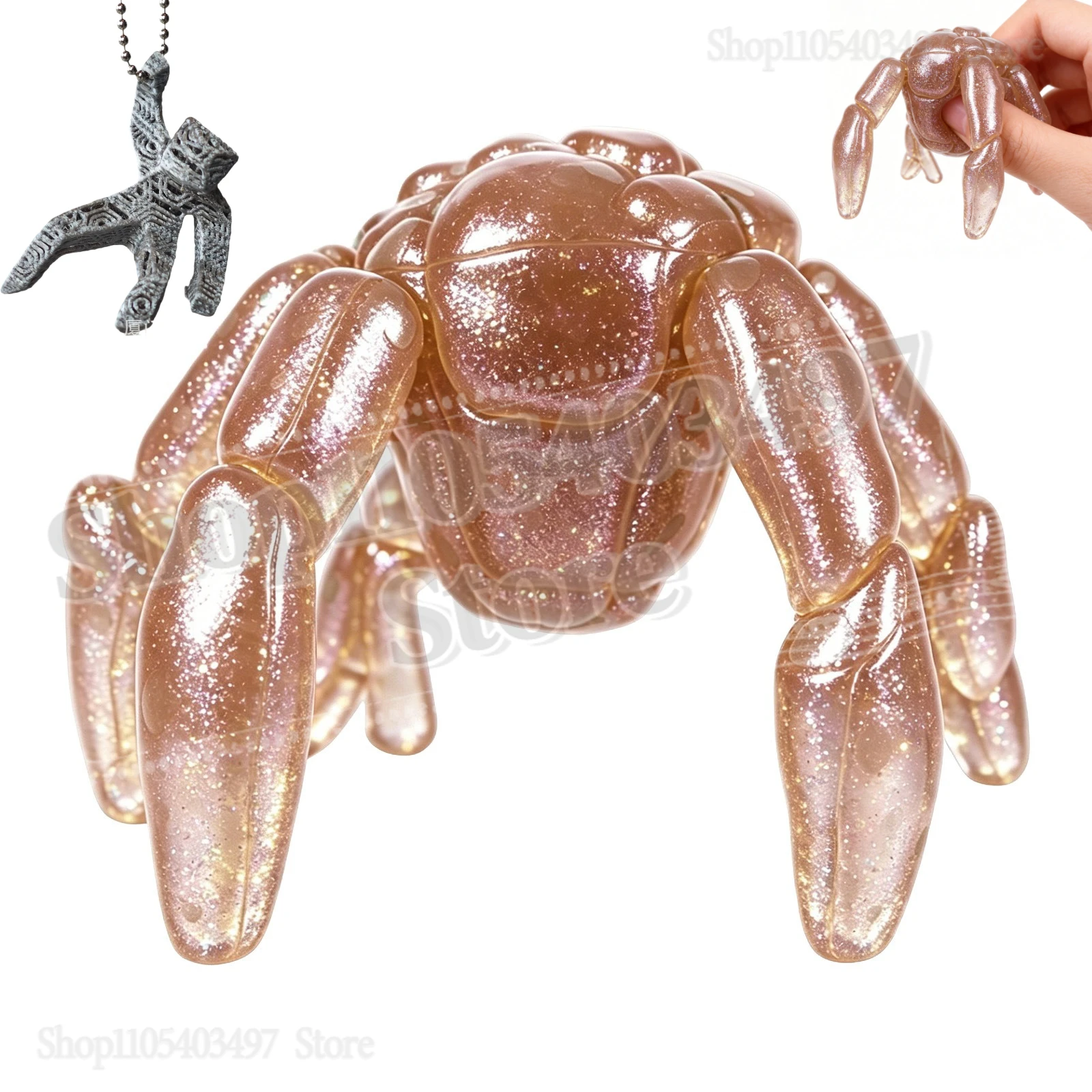 Project Hail Mary Inspired Rocky Stress Ball Alien Squeeze Toy Stress Relief Gift for Sci-Fi Fans