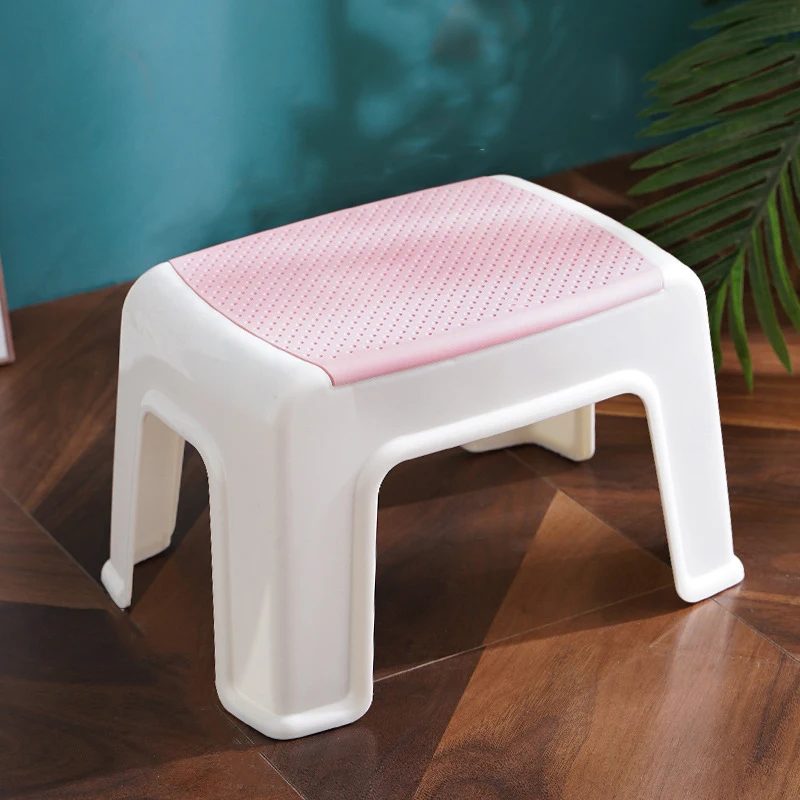 Petit tabouret bas en plastique pour ménage, chaise pour enfants et adultes, tabouret à main UNIS issant pour salle de bain et toilette, salon