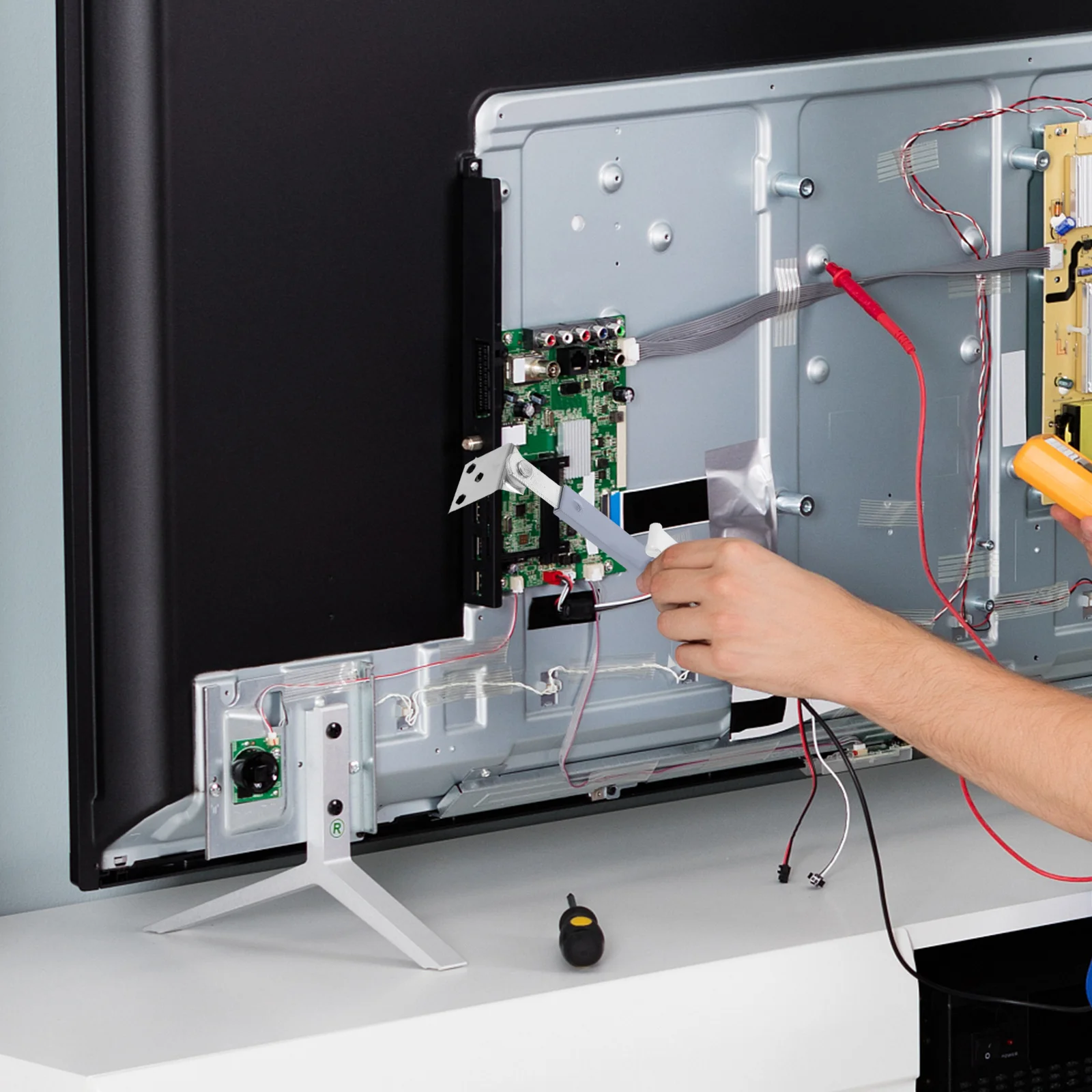 

1Set Safety Bracket Anti Tip Device Adjustable Wall Anchor Desktop Protection Fixer Childproof Furniture Stability Anchor