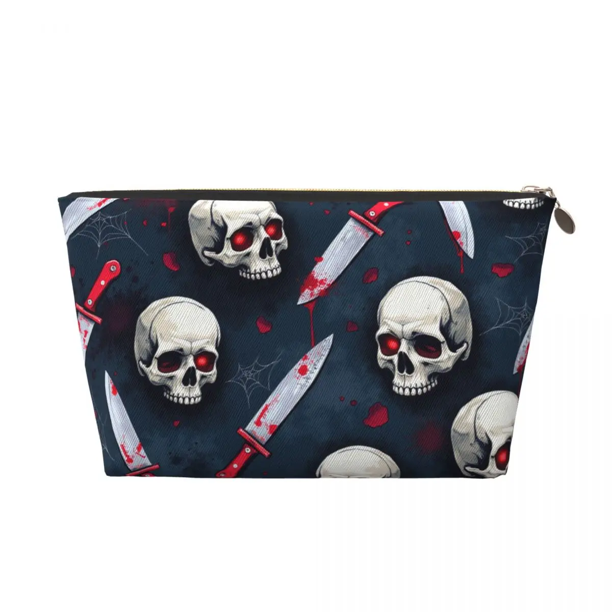 Gótico horror punk kawaii saco de maquiagem y2k goth produtos de higiene pessoal organizador anime bonito cosméticos washbag skincare estilo harajuku bolsa