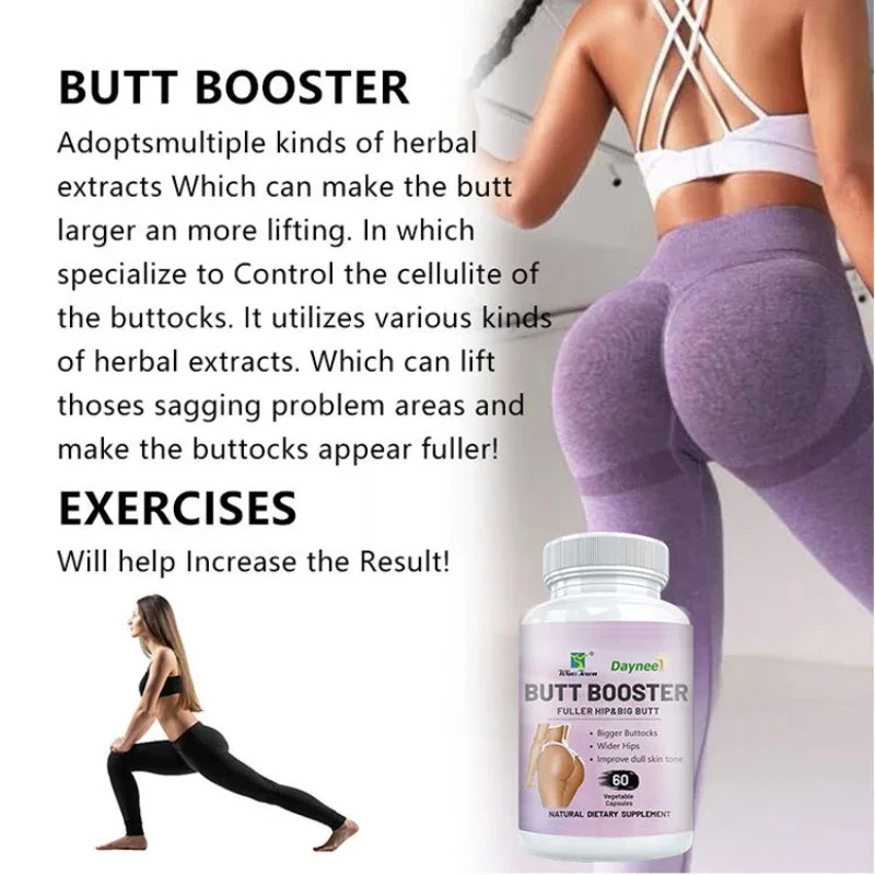 Abundant buttock capsule supplements energy to help plump buttocks and big buttocks improve their figure.