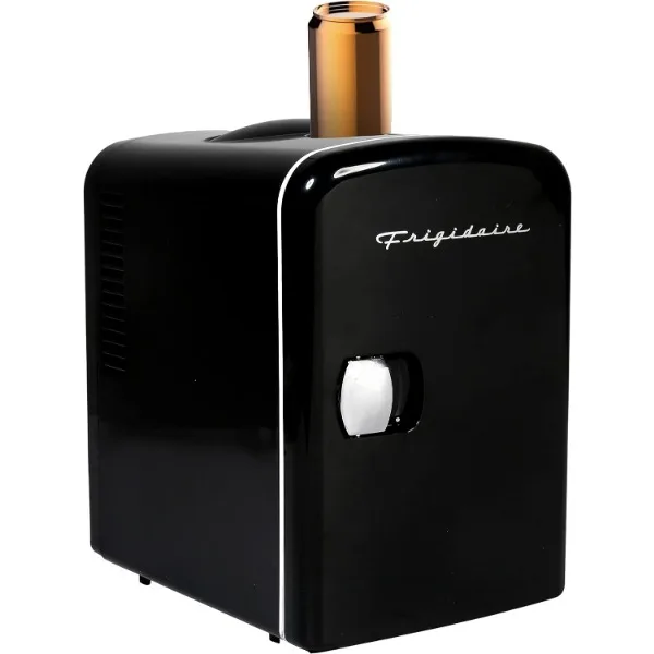Frigidaire Mini Portable Compact Personal Fridge Cooler, 4 Liter Capacity Chills Six 12 oz Cans, 100% Freon-Free & Eco Friendly