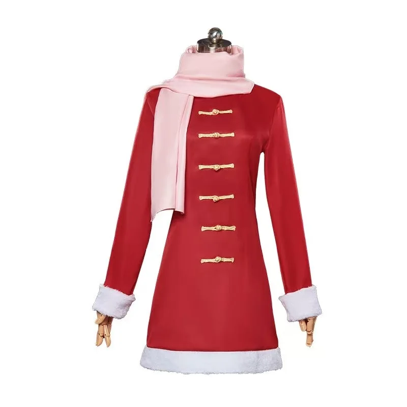 

Костюм для косплея из серебряной парчи, зимняя одежда, большие размеры, большие размеры