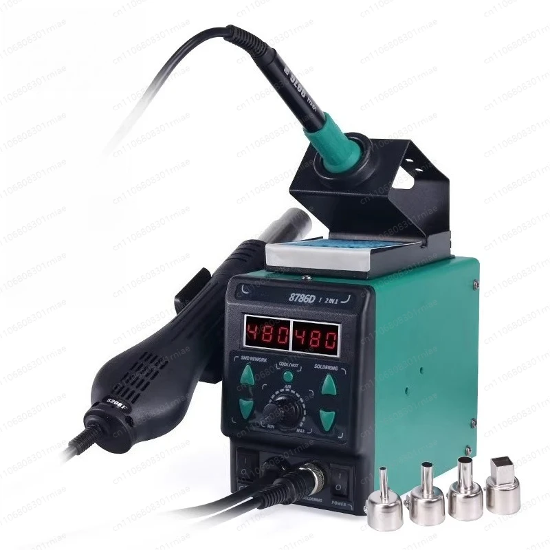 Digital Display Two-in-One Soldering Station Adjustable Temperature Soldering Iron Desoldering Station 8786D I Upgraded Version