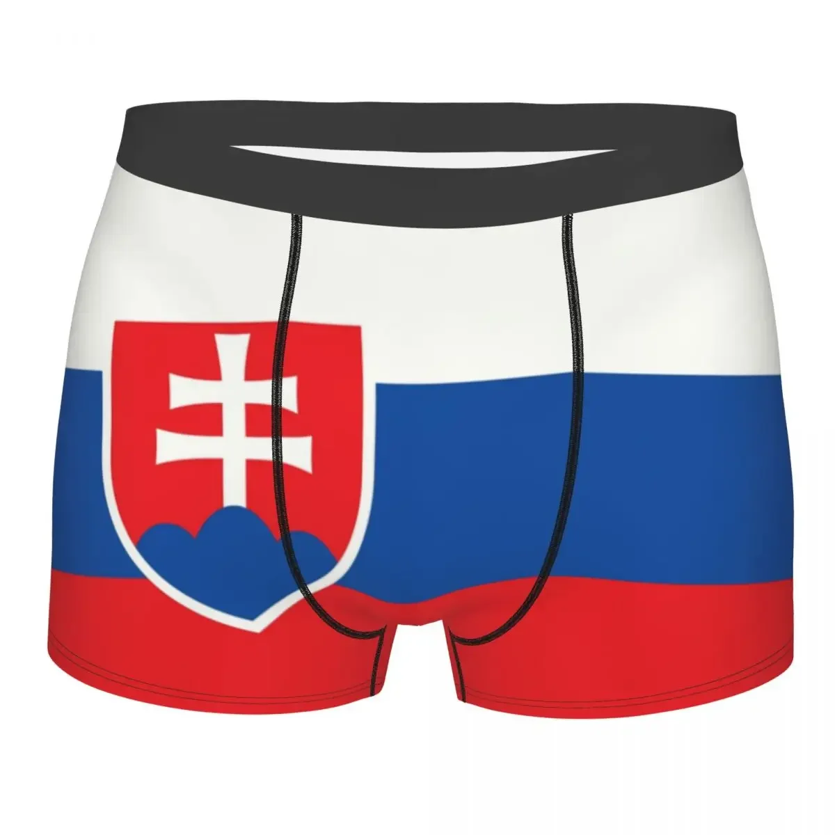 Male Fashion Flag Of Slovakia Underwear Boxer Briefs Men Soft Shorts Panties Underpants