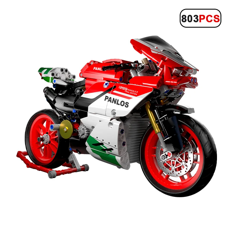 

Technical Expert Car Building Blocks Panigale R Racing Motorcycle Set DIY Assembley Brick Construction Toys for Boys Adult Gifts