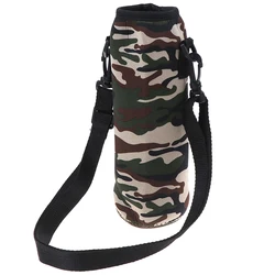 High quality Tactical Water Bottle Pouch Kettle Bag Camping Hiking Travel Survival Kits Holder 1000ml