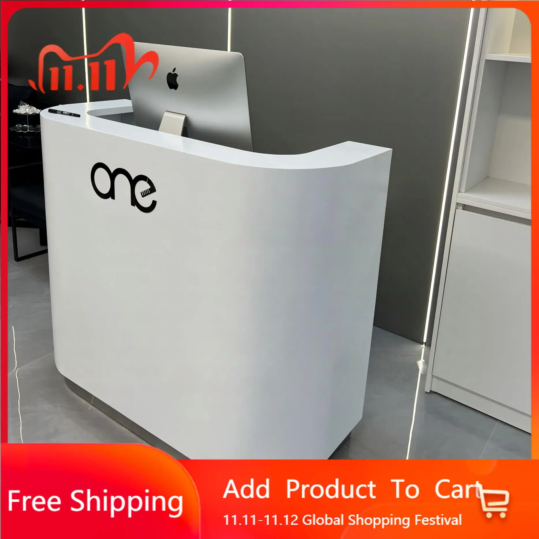 

Modern Customer Reception Desks Design Minimal Commericial Counter Luxury Reception Desks Welcome Stands Bureau Office Furniture