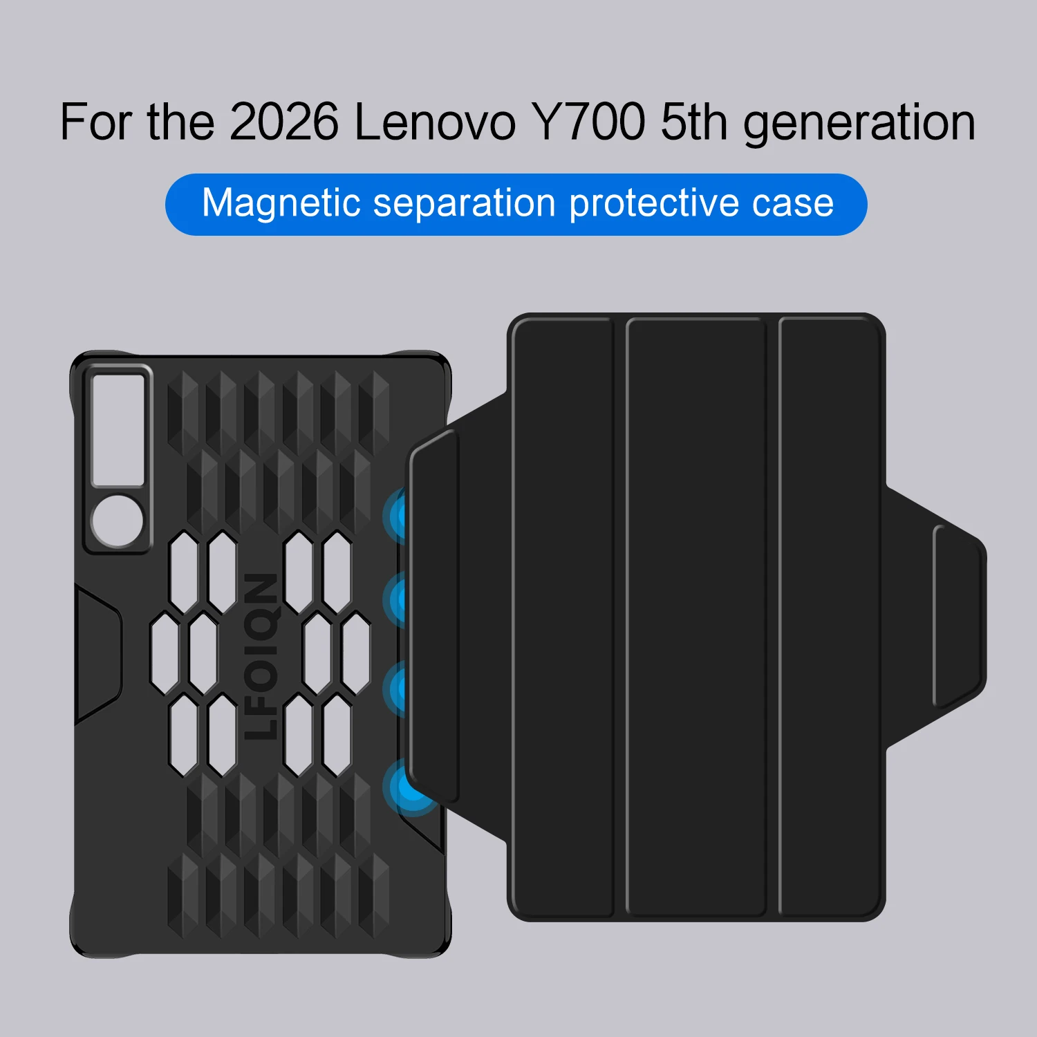 For Lenovo Legion Y700 2026 Case TB323FU Smart Cover Funda for LEGION Y700 5th 4th 3rd 2nd Generation 8.8'' Tablet Magnetic Case