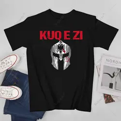 Unisex Men Albania Flag Albanian Kuq E Zi Shqipe Tshirt Tees T Shirts Women Boys 100% Cotton T-Shirt