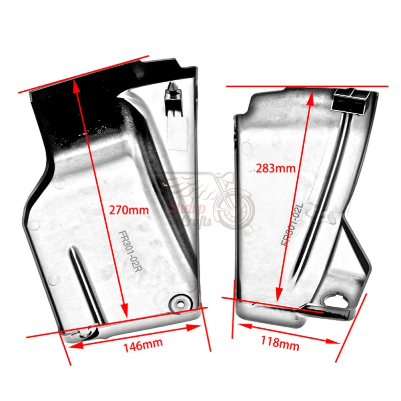 Motorcycle Accessories Frame Battery Fairing Side Covers For Yamaha Dragstar 650 DS650 V-Star XVS XVS650A Custom Classic