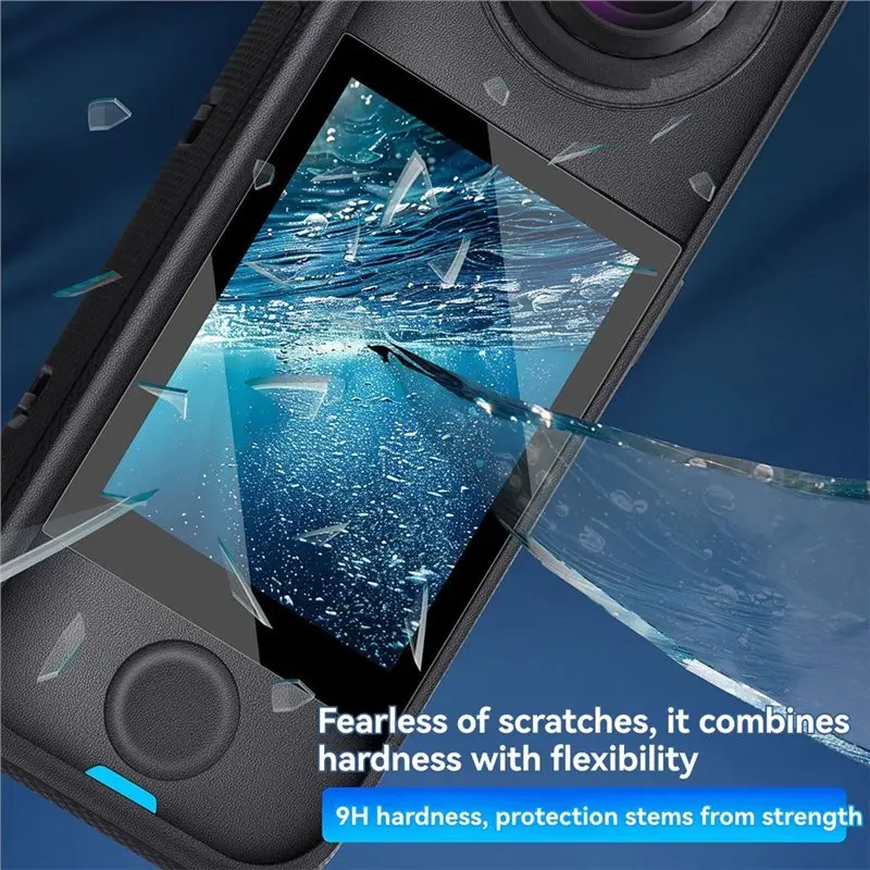 AAAEL-High Clarity Scratch-Resistant Screen Protector For X4AIR- Essential Accessory For Action Video Cameras