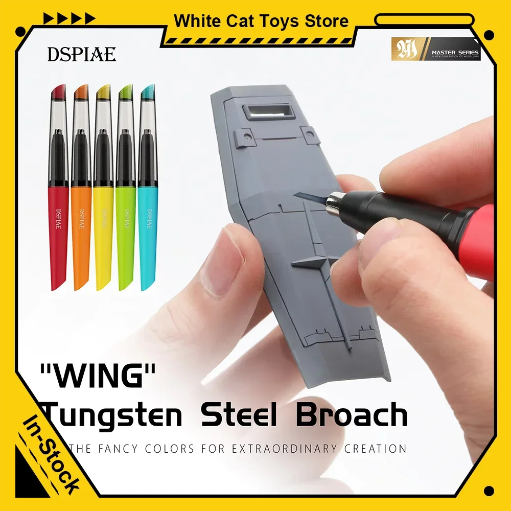DSPIAE PT-TH PRO “WING” Aço de Tungstênio Push Broach Gundam Hobby DIY Modelo Fazendo Ferramenta Montagem Retrofit