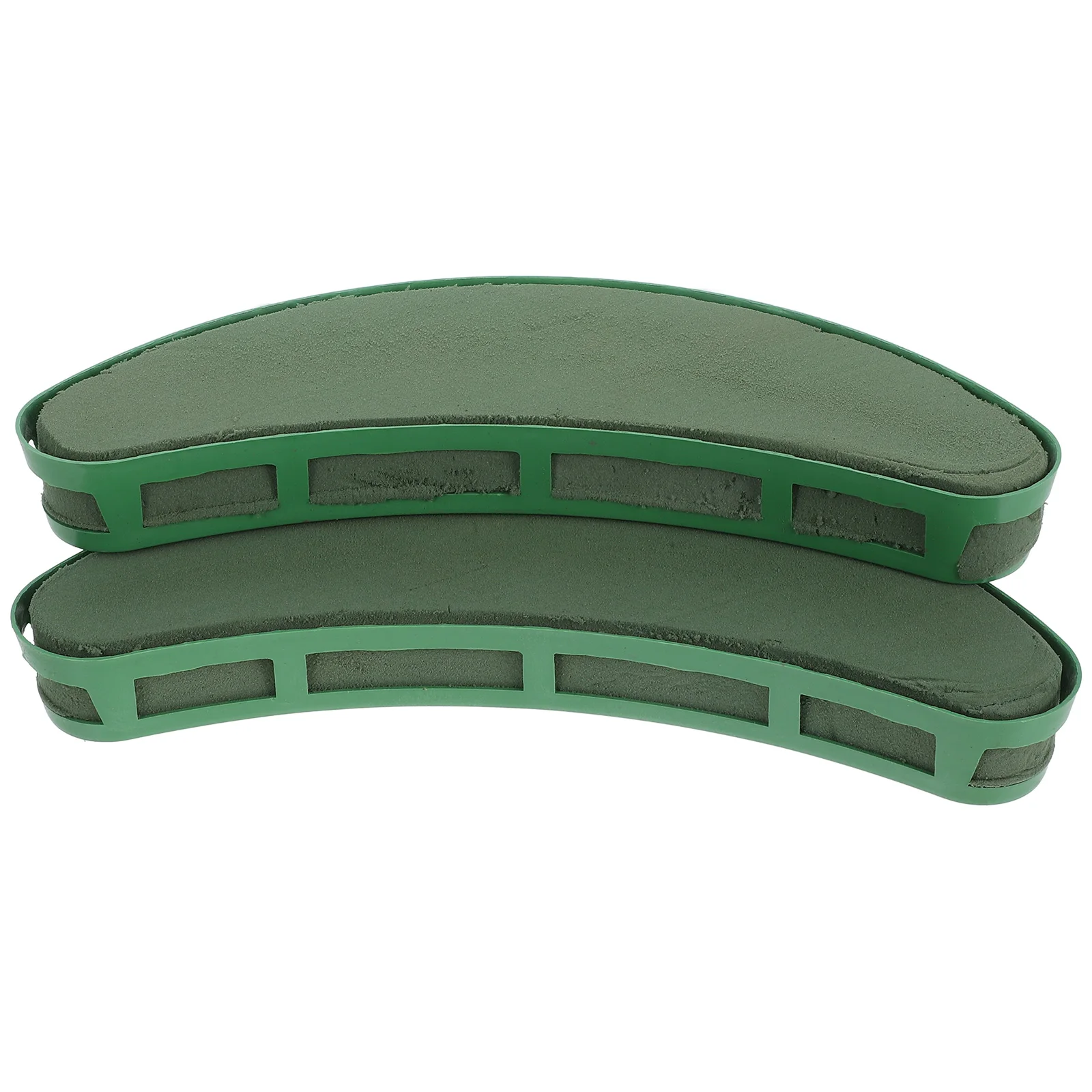 

Floral Arrangement Base Crescent Shaped Foam Wedding Bouquet Holder Artificial Flowers Supplies Versatile Design Car Decor