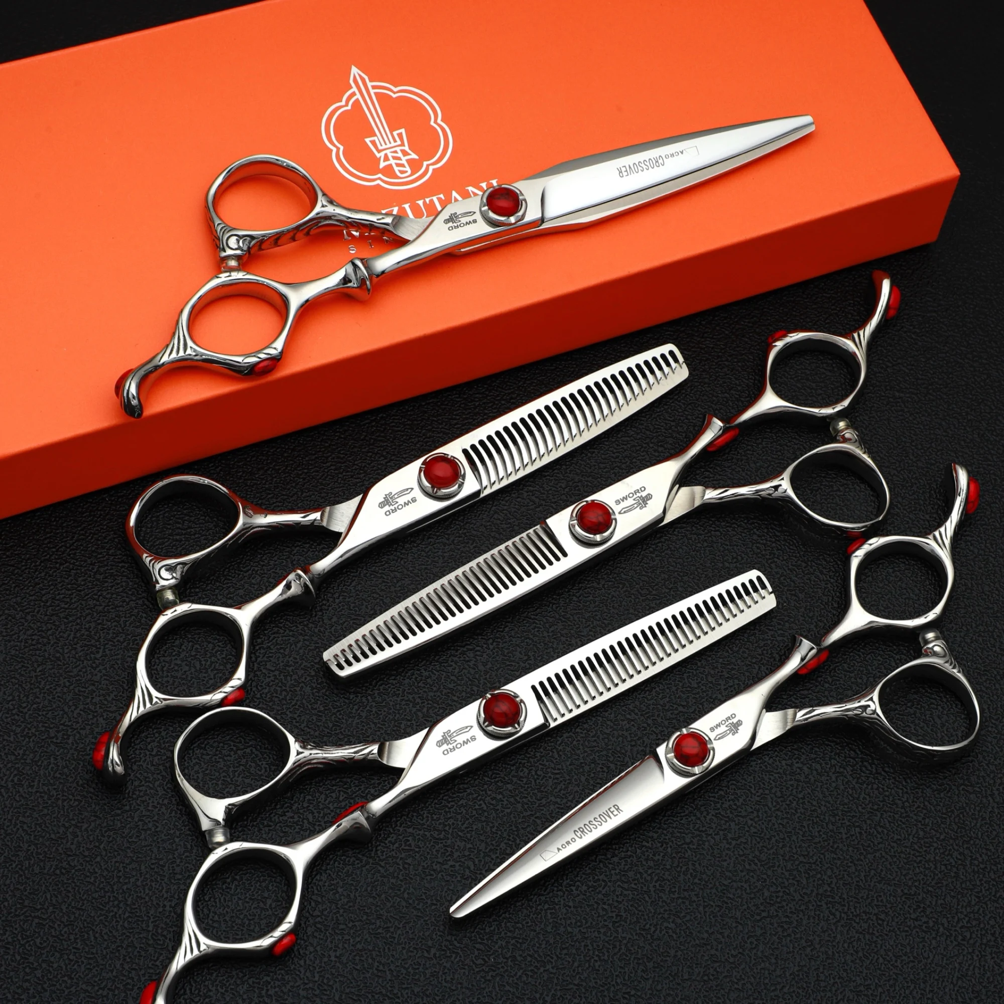 MIZUTANI professional hairdressing scissors thinning shears 6-6.5-7 inch barber scissors VG10 steel Hair cutting machine