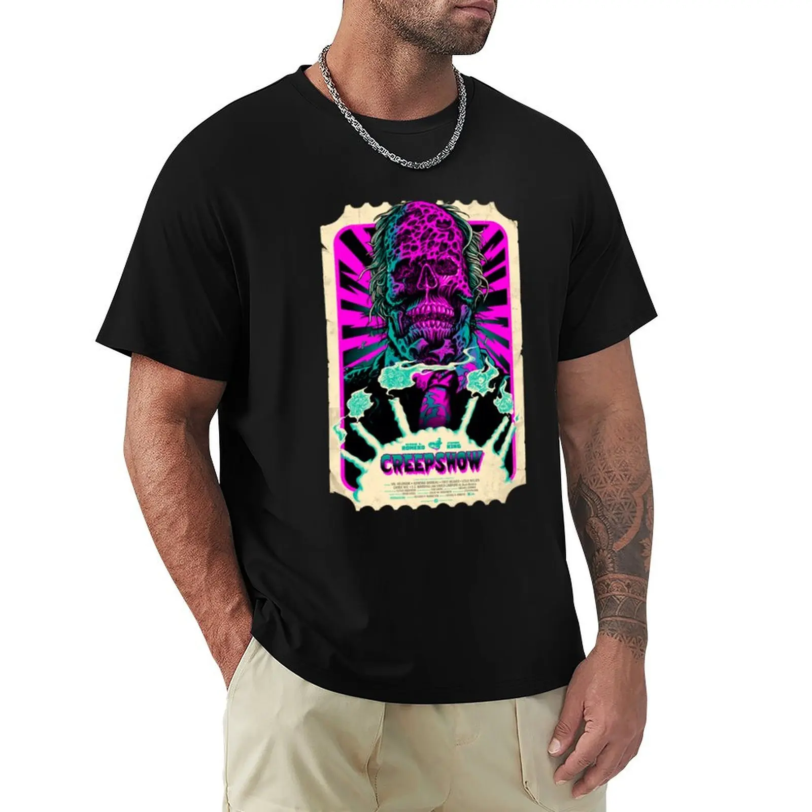 Creepshow (1982). Camiseta George A. Romero, camiseta informal holgada para uso diario