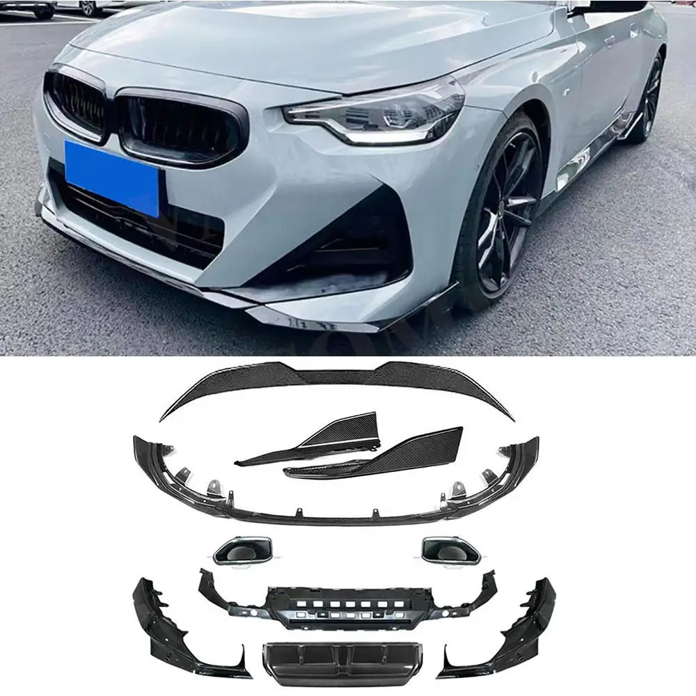 

VACOMUL ABS Front Lip Rear Bumper Diffuser Sets Side Skirts Rear Spoiler for BMW 2 Series G42 M-Sport Coupe 2021 + Car Bodykits