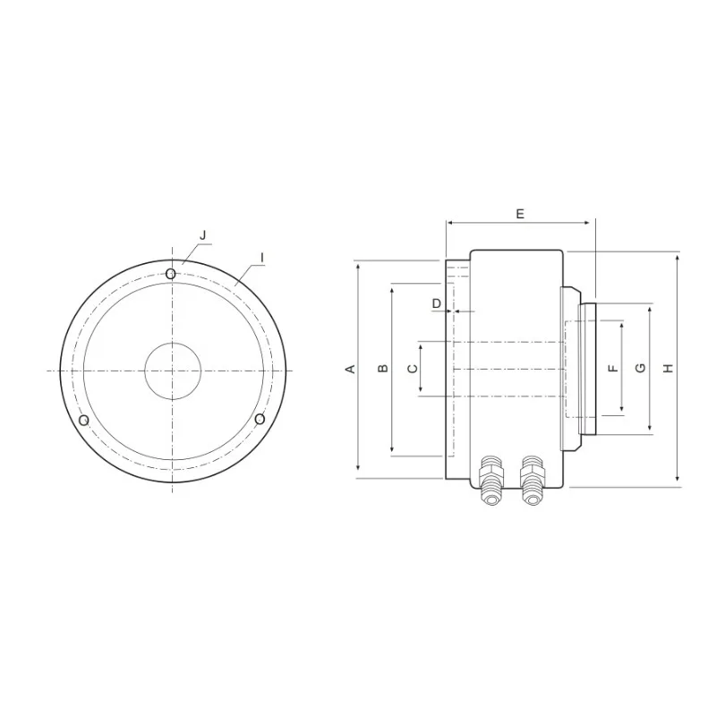 

Quick Rotary Oil Operated Clamp Power Chuck Milling Collet Chuck Drills Hydraulic A2-5 Collet Chuck ER CNC