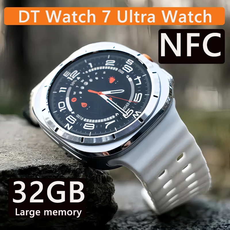 

2025 New Watch 7 Ultra Smartwatch Men NFC GPS 3D Video playback Bluetooth Call Sport Waterproof Watches TWS Earphones mode Wome