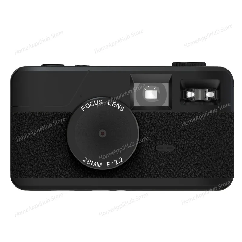 Retro Non-screen Digital Camera with 8 Modes, Filter 8MP Photos, LED Flash Counter, Camera