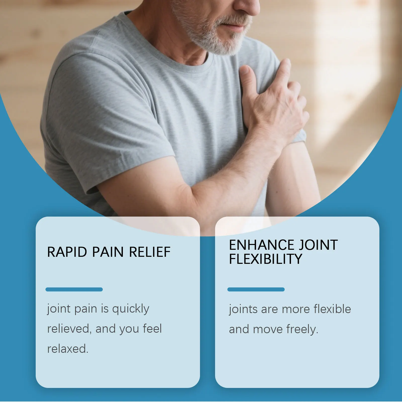 كريم العناية بالمفاصل - كريم ترطيب ومغذي يومي لجلد المفاصل والركبة والمعصم، تطبيق موضعي للتدليك