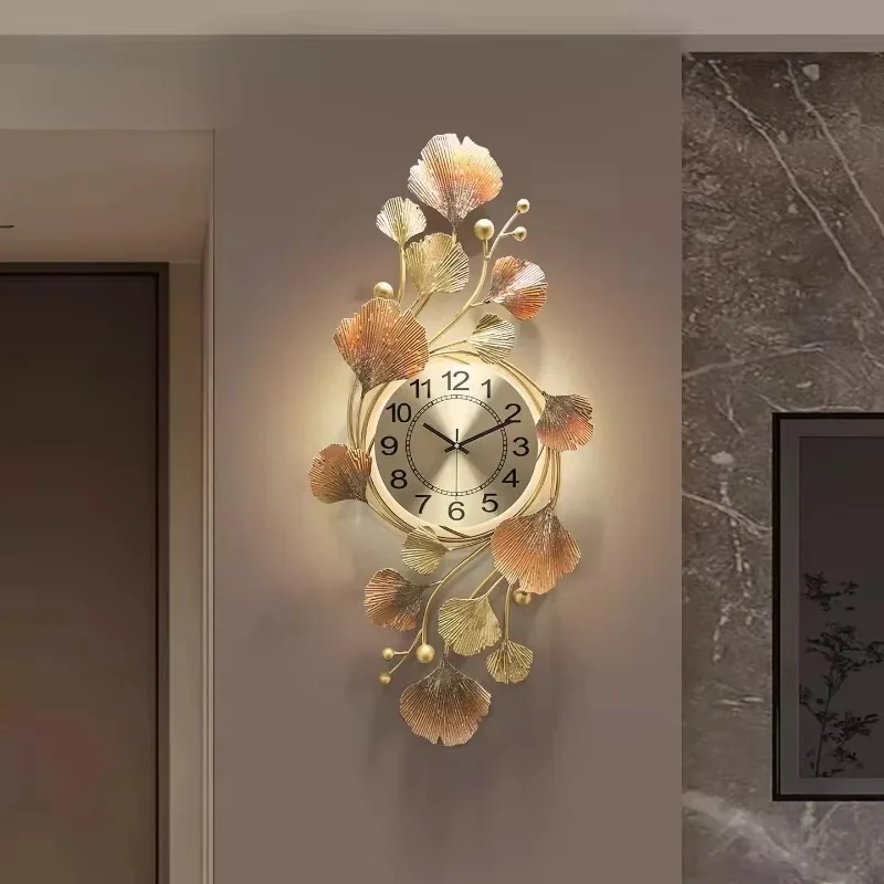 

Quiet Security Wall Clock Unusual Nordic Style Luxury Art Digital Clock Aesthetic Modern Design Orologi Da Parete Home Decor