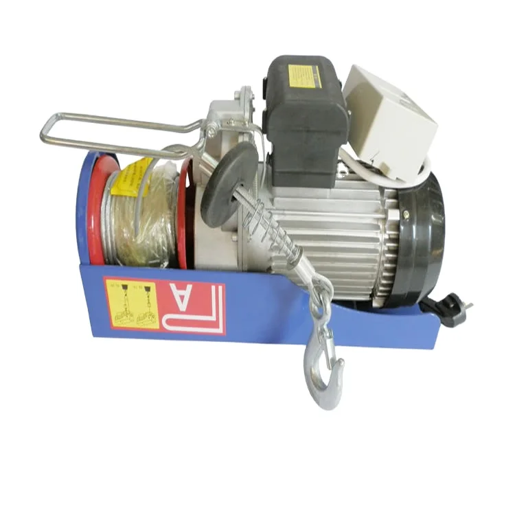 China Manufacturer Wire Rope pa400 mini electric hoist 110v