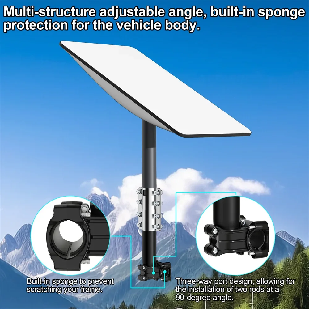 

For Starlink Gen V2 Mounting Bracket,Starlink GEN 2 Pole Mount Kits For RVs,Ladders,Roof Racks,Balconies,Mobile,Pipe Fittings