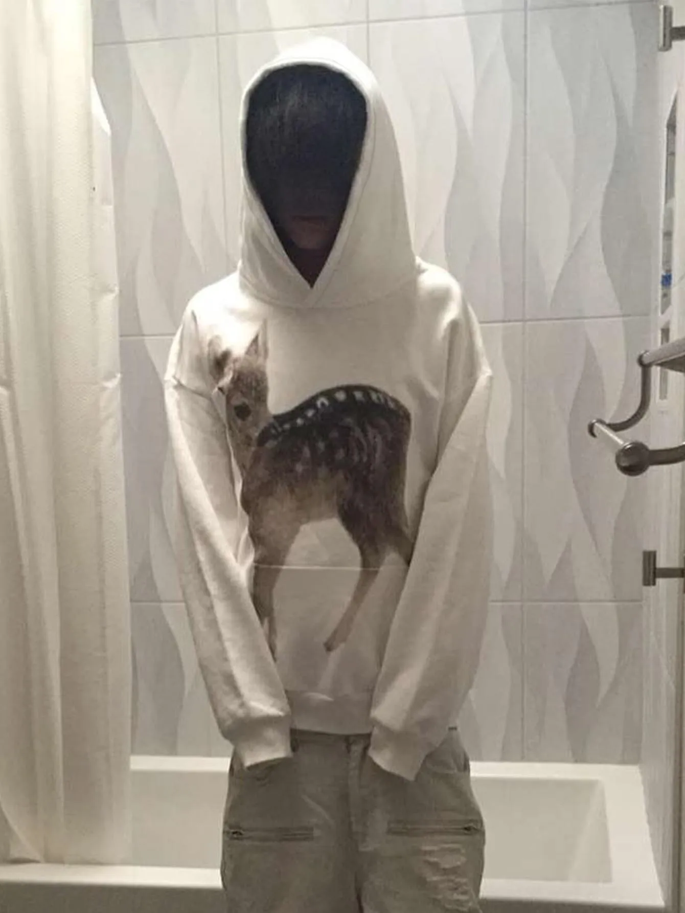 Autumn Winter Unisex High Street Fashion Double Hat Hoodies Loose Fit Casual Jackets Streetwear Trend Hoodies