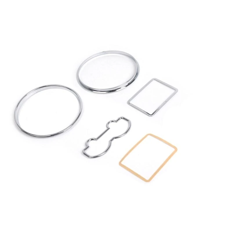 R9CC Automotive Accessories Gauge Rings Bezel Set Speedometer Dashboard Gauge Rings Trim for MKIV 1997-2003