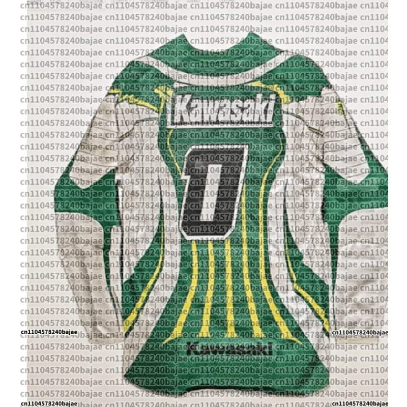 

2025 Super Motocross Kawasaki Stewart #7 Replica Jersey Men Women's Oversized Breathable Quick Drying T-shirt