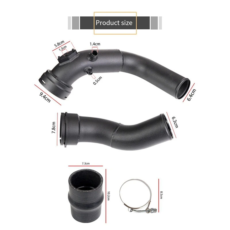 

Car Modifivation Turbo Charge Air Intake Pipe Kit For BMW 2010-16 F20 F30 135I M135i M235i 335I N55 3.0L