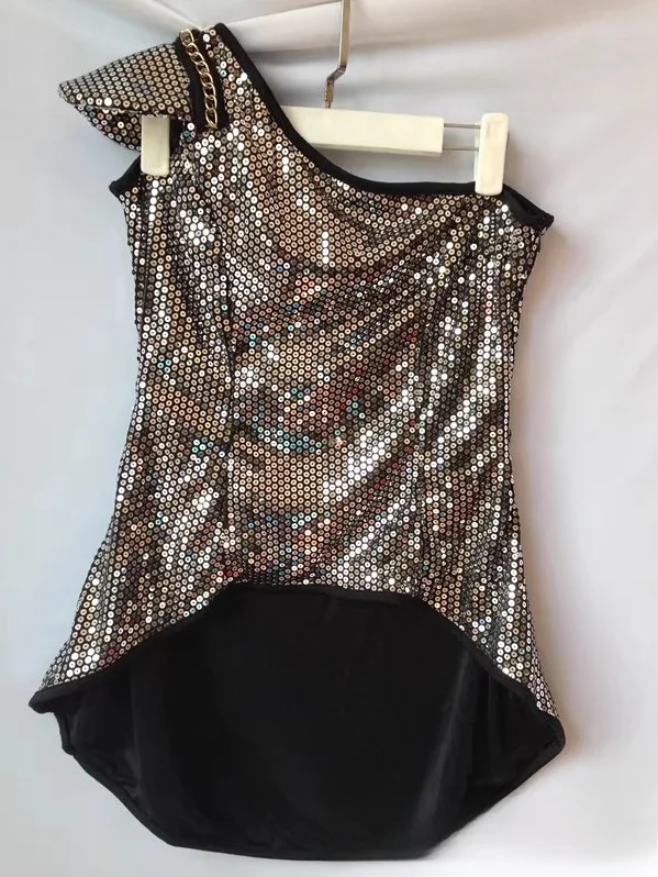 Sexy Stage Costume Fashion Sequin Jazz Dance Women's Tailcoat Nightclub DS Performance Clothing Young Women's Ethnic Costume