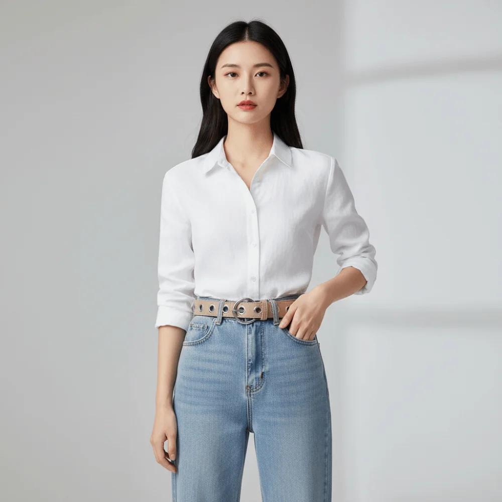 Adjustable Fashion Grommet Belt Textured Durable Punk Rock Waistband Universal Width Fit Parallel Holes Silver Round Buckle Belt