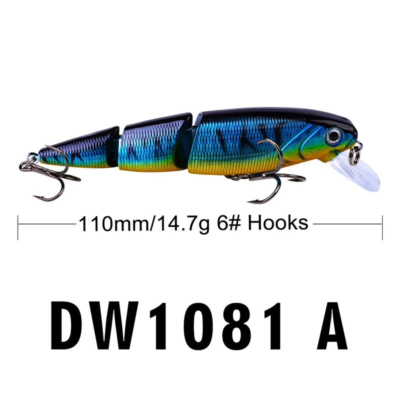 Youllo isca dura de peixinho de alta qualidade 11cm 14.7g baixo flutuante balanço artificial biônico isca manivela para acessórios de pesca