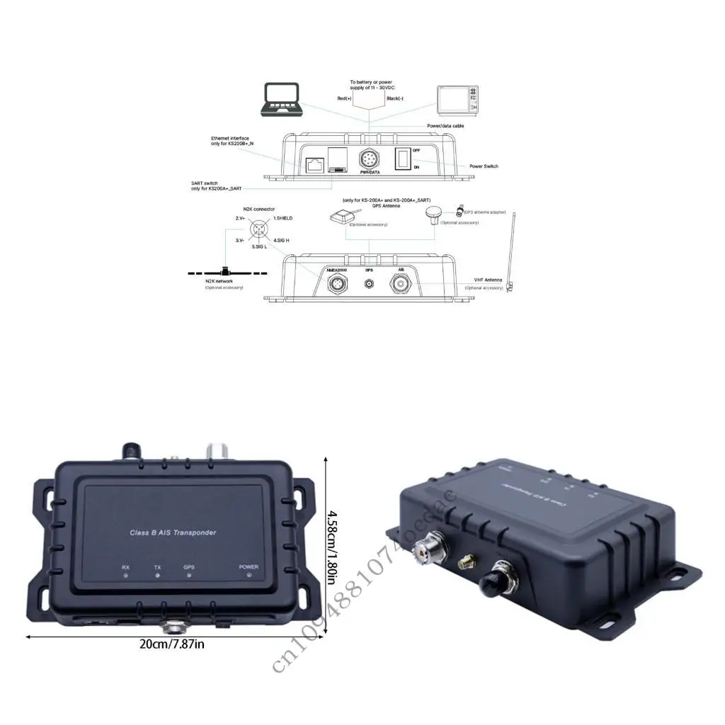 Double Channel AIS System For Ships Vessels With Anti Interference Technology 
