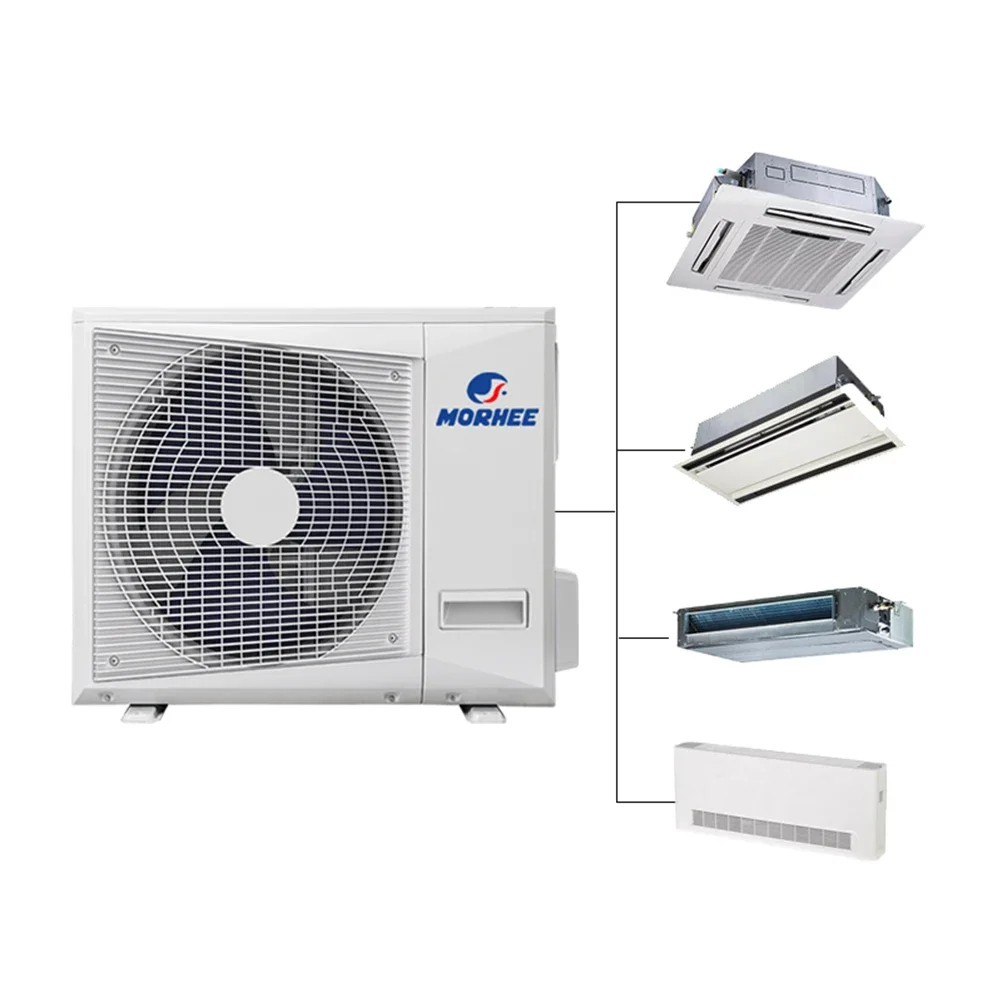 Gree Concurrerende Prijs Solar Cassette Type Inverter Centrale Airconditioning 24000BTU Huishoudelijke Multi Zone Split Airconditioner