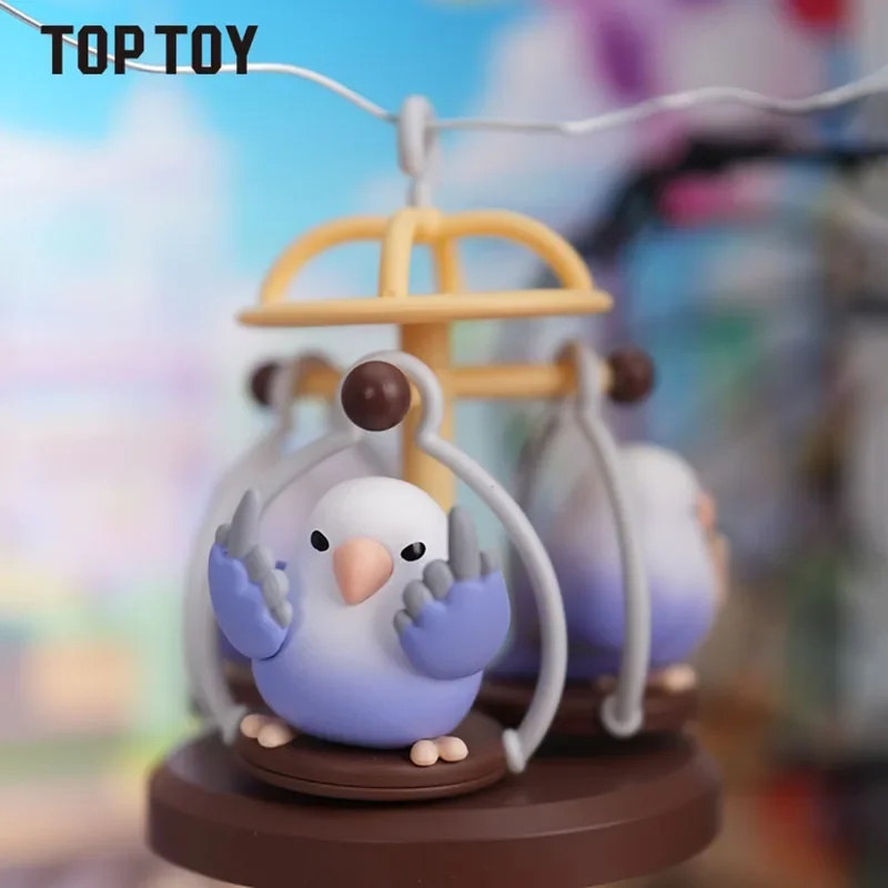 TOPTOY Civilized Bird Taro Balls Social birdie Series Blind Box Guess Bag Mystery Box Toys Doll Cute Anime Figure Ornaments Gift