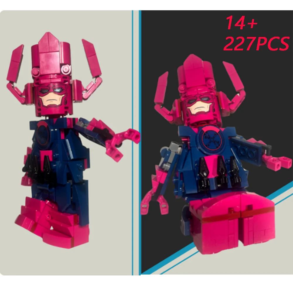 

MOC Fantastices Four Galactus DIY Model Building Blocks Creative Assembly Educational Architecture for Kid Christmas Toy Gift