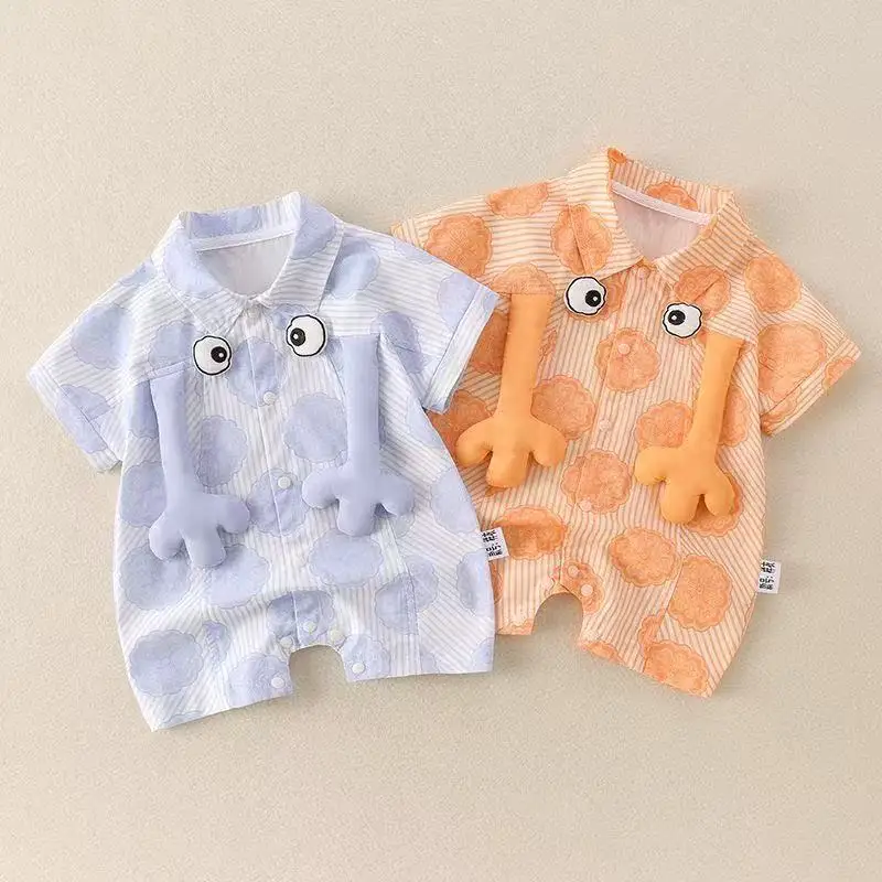 

Newborn Baby Clothes Summer Clothes Boy and Girl Jumpsuit Summer Thin Design Super Cute Kids Rompers