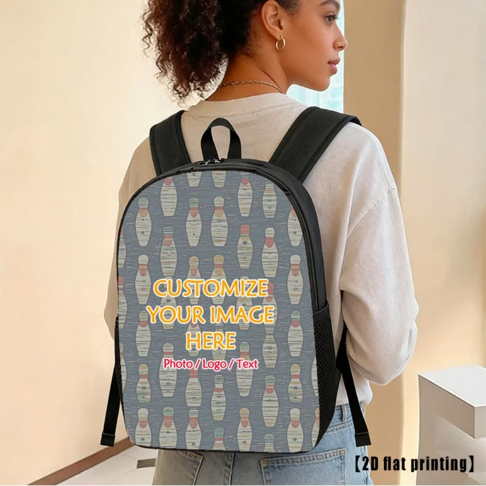 New Arrival Custom Photo Backpack Personalized Add Your Own Image Logo Text Student School Travel Party Souvenir Bag